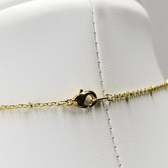 NEW Dainty Halo Diamond Micro Pave CZ Necklace - Picture 7 of 11